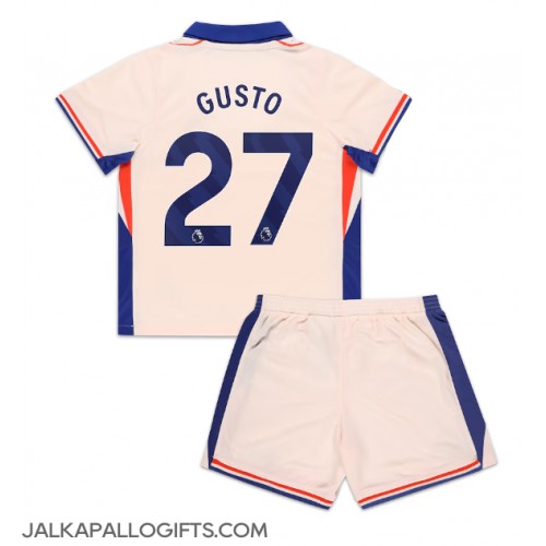 Chelsea Malo Gusto #27 Vieras Peliasu Lasten 2024-25 Lyhythihainen (+ Lyhyet housut)